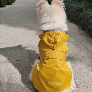 Dog Raincoat, Rain Jacket, waterproof, snow proof. Double layer warm lining